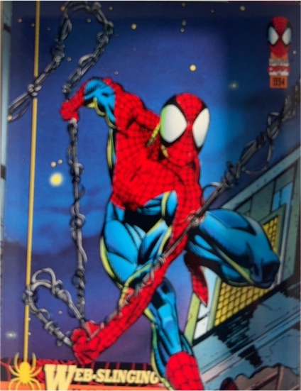 1994 Fleer Amazing Spider-Man #3 Web-Slinging — front