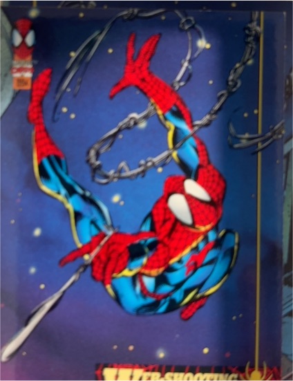 1994 Fleer Marvel The Amazing Spider-Man #2 Web-Shooting Powers — front