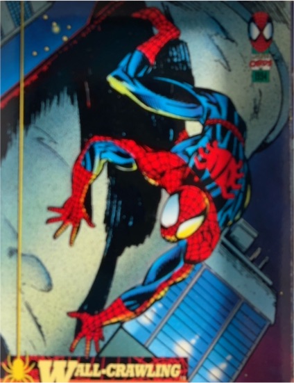 1994 Fleer The Amazing Spider-Man #1 Wall-Crawling — front