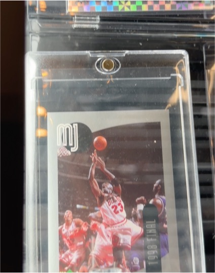 1998 Upper Deck MJ Sticker #63 Michael Jordan Chicago Bulls — front