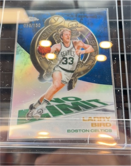 2026 Topps Chrome Update #IP-5 Larry Bird No Limit — front