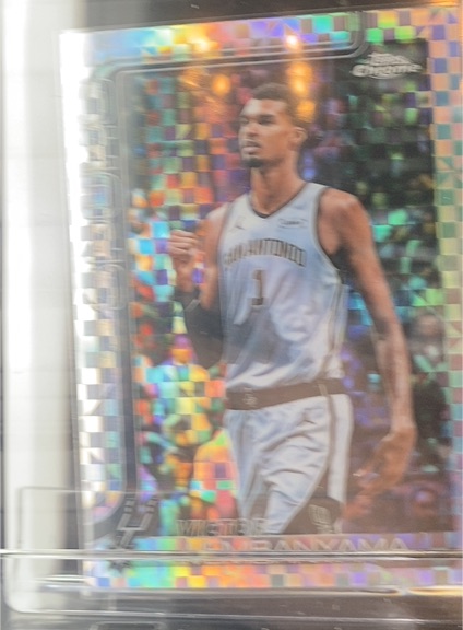 2025-26 Topps Chrome Update #221 Victor Wembanyama — front