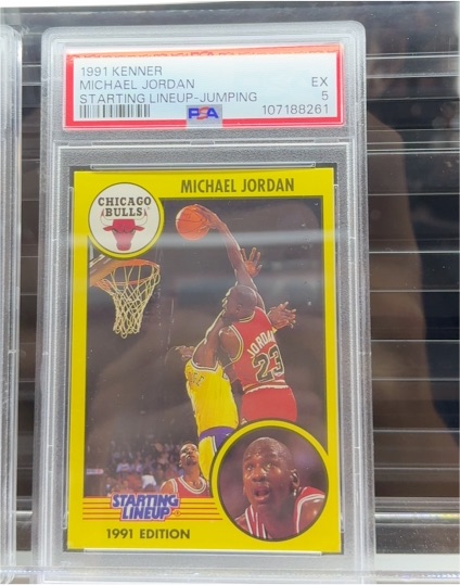 1991 Kenner Starting Lineup Jumping Michael Jordan — front