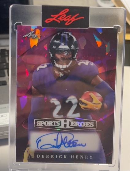 2025 Leaf Sports Heroes Derrick Henry — front