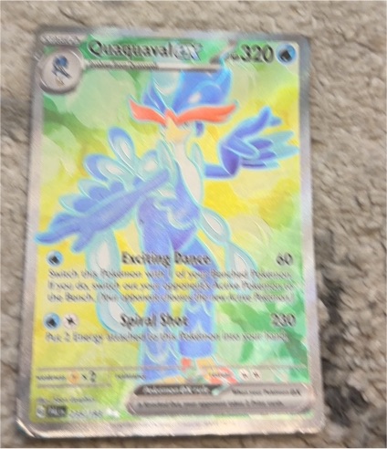 2023 Pokémon SV02: Paldea Evolved #235 Quaquaval ex — front