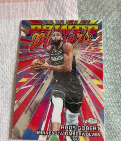 2026 Topps Chrome #PP-4 Rudy Gobert Power Players — front