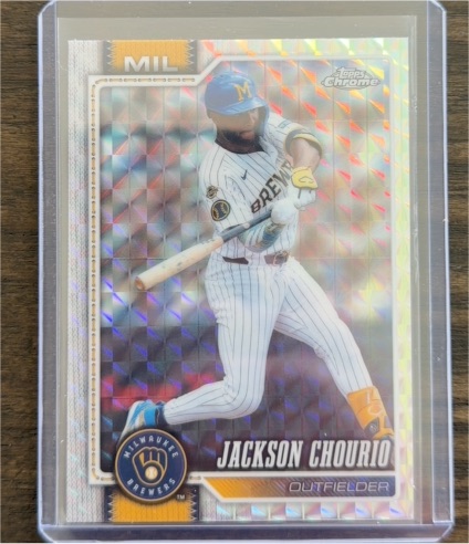 2026 Topps Chrome #51 Jackson Chourio X-Fractor — front