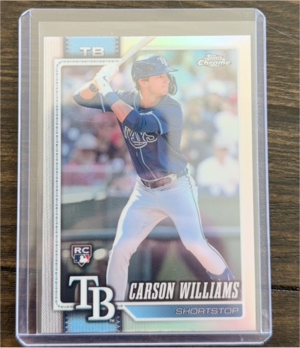 2026 Topps Chrome #195 Carson Williams — front