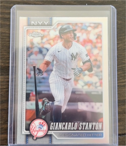 2026 Topps Chrome #144 Giancarlo Stanton — front