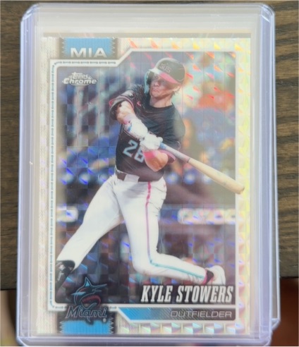 2026 Topps Chrome #48 Kyle Stowers X-Fractor — front