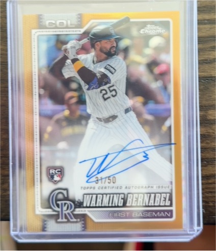 2026 Topps Chrome #RA-WBE Warming Bernabel — front