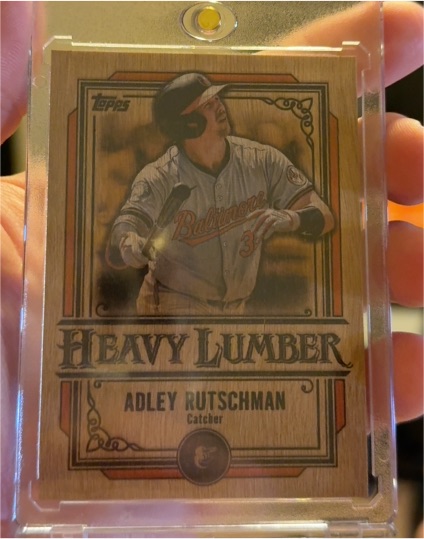 2025 Topps Series 2 Heavy Lumber #HL-30 Adley Rutschman — front