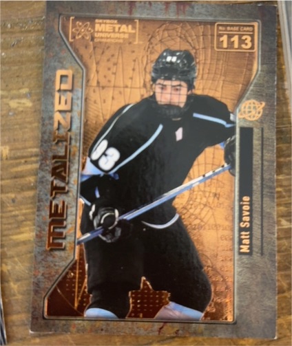 2021 SkyBox Metal Universe Champions #113 Matt Savoie — front