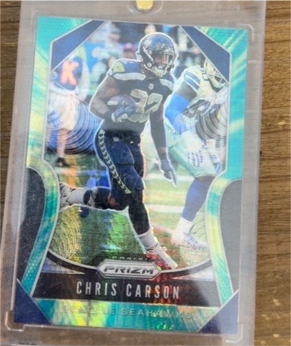 2019 Panini Prizm #259 Chris Carson — front