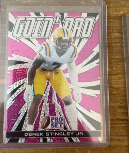 2022 Leaf Pro Set #GP-DS1 Derek Stingley Jr. — front