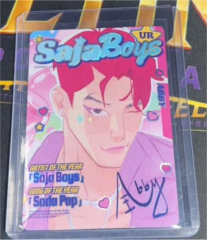 2026 Kayou KPop Demon Hunters Saja Boys Abby UR #KPDH01-UR-005 — front