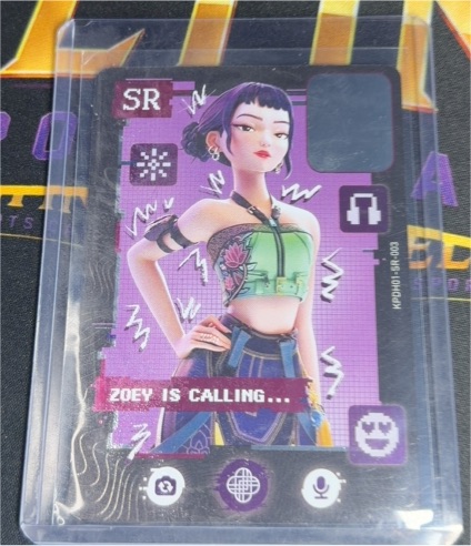 2026 Kayou KPop Demon Hunters SR Zoey — front