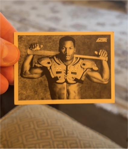 1990 Score #697 Bo Jackson — front