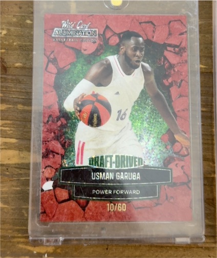 2021-22 Wild Card Alumination Draft-Driven #DD-48 Usman Garuba — front