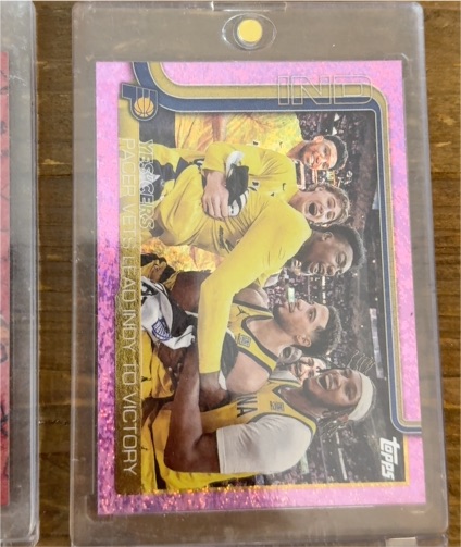 2025-26 Topps Basketball #280 Yes'Cers Pacer Vets Lead Indy To Victory Indiana Pacers — front