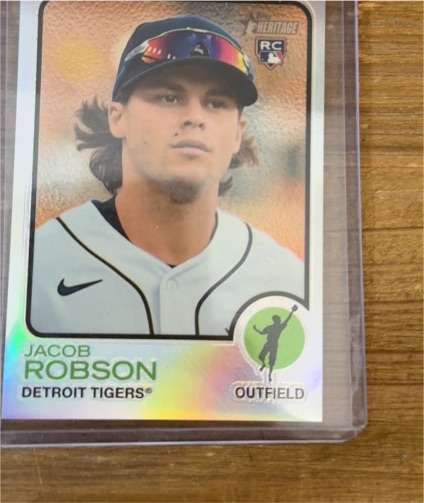 2022 Topps Heritage #588 Jacob Robson — front