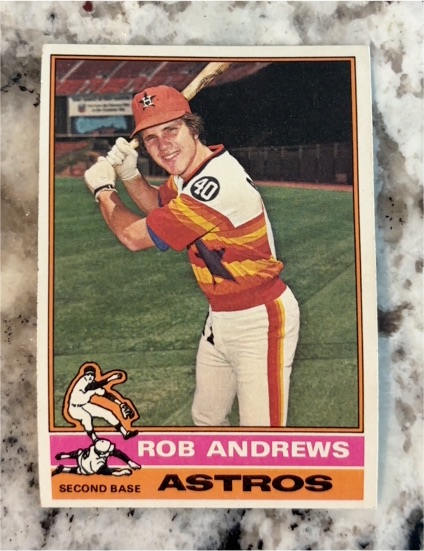 1976 Topps #568 Rob Andrews — front