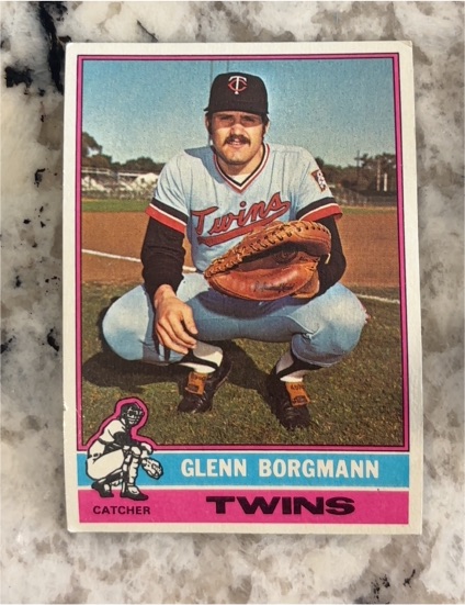 1976 Topps #498 Glenn Borgmann Minnesota Twins — front