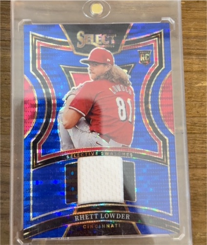 2025 Panini Select - Selective Swatches Rhett Lowder #SS-RL — front