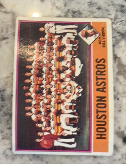 1976 Topps #147 Houston Astros Team Card — front