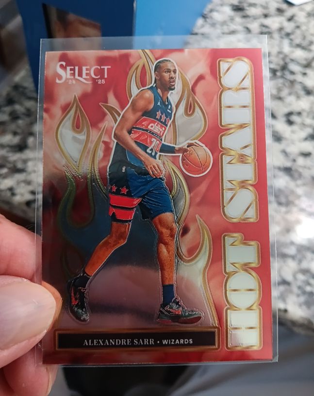 2024-25 Panini Select #10 Alexandre Sarr Hot Stars — front