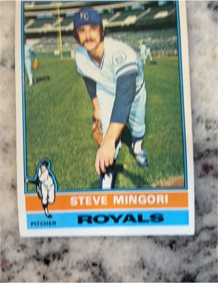 1976 Topps #541 Steve Mingori — front