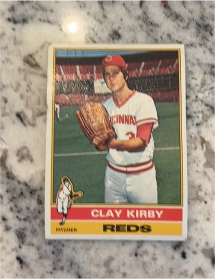 1976 Topps #579 Clay Kirby — front