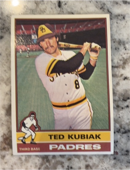 1976 Topps #578 Ted Kubiak — front