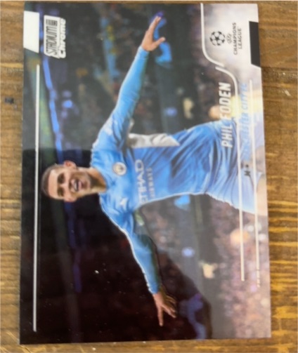 2021-22 Topps Stadium Club Chrome UEFA Champions League #47 Phil Foden — front