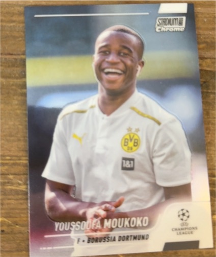 2021-22 Topps Stadium Club Chrome UEFA Champions League #64 Youssoufa Moukoko — front