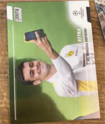 2021-22 Topps Stadium Club Chrome UEFA Champions League #78 Giovanni Reyna — front