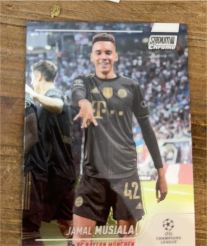 2021-22 Topps Stadium Club Chrome UEFA Champions League #42 Jamal Musiala — front