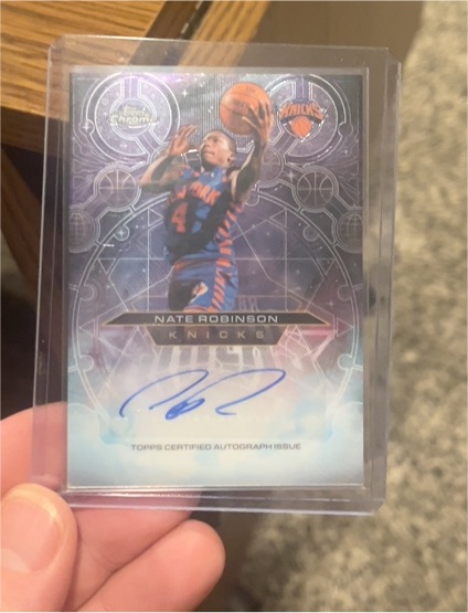 2025-26 Topps Chrome Update #CH-NR Nate Robinson — front