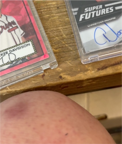 2024 Panini Kaboom Christian Moore Bowman Draft Auto #/499 — front
