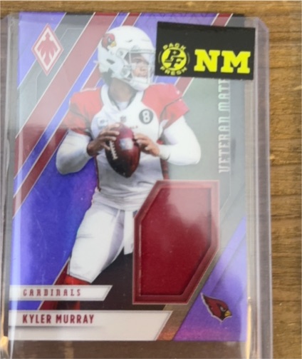 2021 Panini Phoenix #VM-KMU Kyler Murray Veteran Materials — front