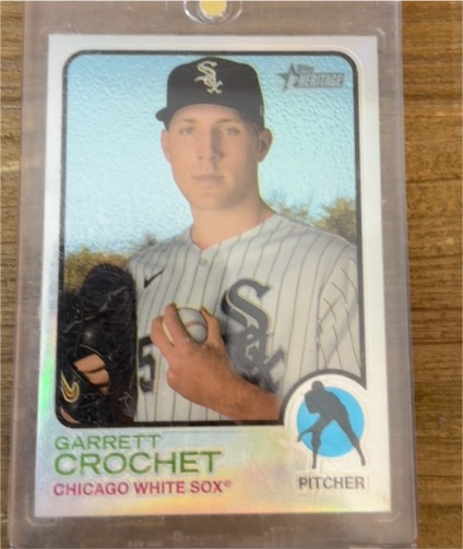 2022 Topps Heritage #668 Garrett Crochet — front