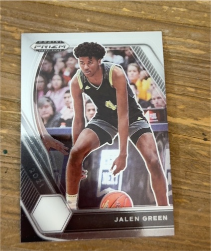 2021 Panini Prizm Draft Picks #4 Jalen Green Rookie — front