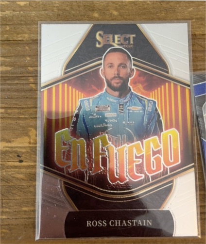 2026 Panini Select NASCAR #15 Ross Chastain En Fuego — front