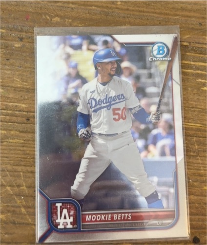 2022 Bowman Chrome #84 Mookie Betts — front