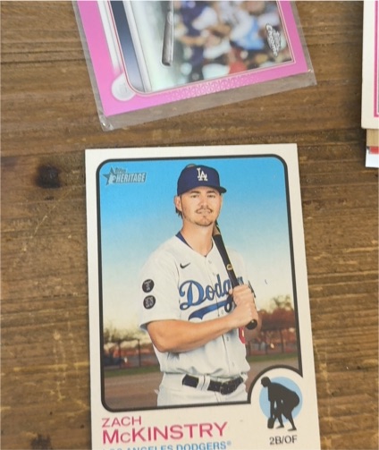 2022 Topps Heritage #222 Zach McKinstry — front