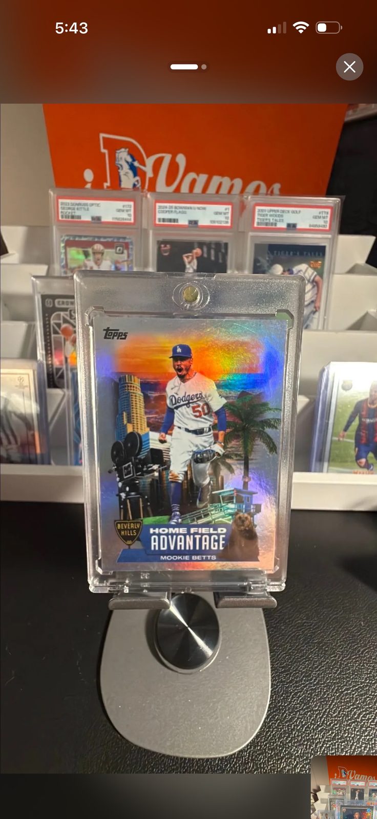 2022 Topps Home Field Advantage #HA-8 Mookie Betts — front