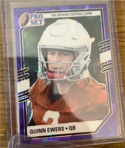 2022 Pro Set #PSB-QE1 Quinn Ewers — front
