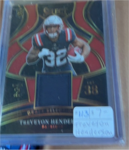 2025 Panini Select Draft Selections #DSM-THN Treveyon Henderson — front