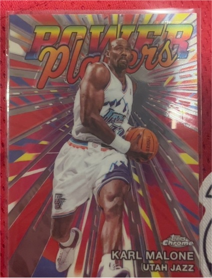 2026 Topps Chrome Update #PP-25 Karl Malone Power Players — front