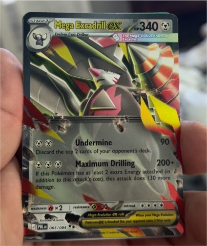 2015 Pokémon TCG Mega Excadrill ex 065/084 — front